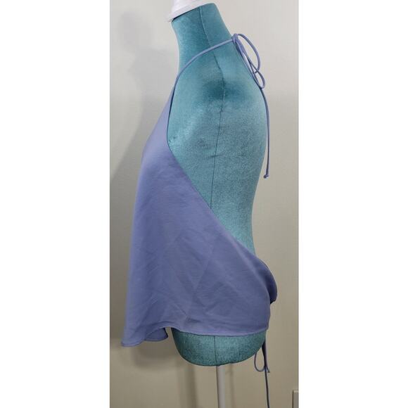 Fabletics Scarf Top Womens Size 3X Lavender Workout Athletic Sporty Feminine NWT - Picture 5 of 8